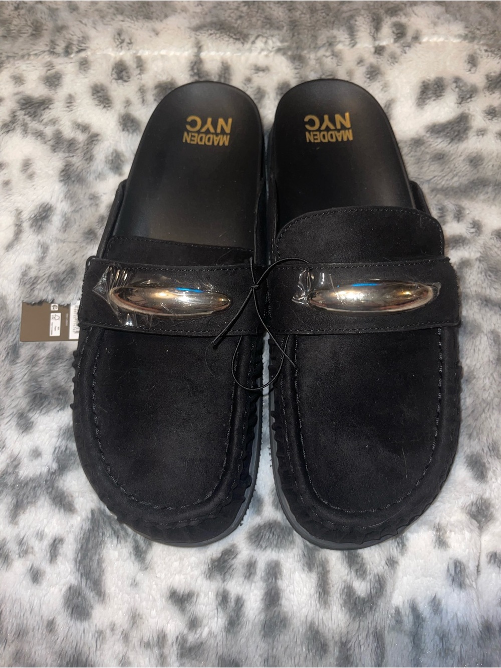 Madden NYC slip on mules
